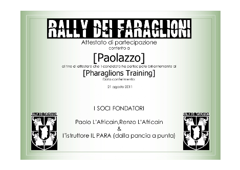 Paolazzo - Pharaglions
